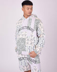 Sweat à Capuche avec motif "bandana"