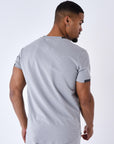 T-shirt avec bande contrastée logotée