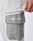 Pantalon de jogging bi-matière a poches
