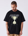 T-shirt homme imprimé et brodé motif Champion