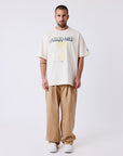 T-shirt homme imprimé et brodé motif Champion