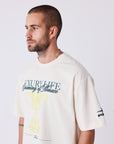 T-shirt homme imprimé et brodé motif Champion