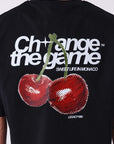 T-shirt manches courtes imprimé cerises