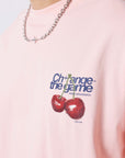 T-shirt manches courtes imprimé cerises