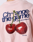 T-shirt manches courtes imprimé cerises
