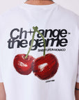 T-shirt manches courtes imprimé cerises
