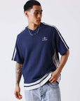 T-shirt en maille à col V