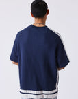 T-shirt en maille à col V