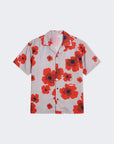 Chemise manches courtes à motif floral