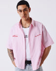 Chemise rayée à manches courtes