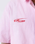 Chemise rayée à manches courtes