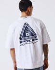 T-shirt manches courtes imprimé devant et dos
