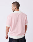 Polo en maille à manches courtes