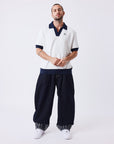 Polo en maille à manches courtes