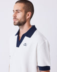 Polo en maille à manches courtes