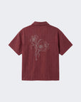 Chemise à motif rayé avec broderie au dos