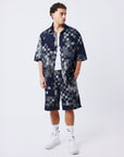 Chemise manches courtes pixel