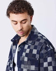 Chemise manches courtes pixel