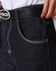 Bermuda en denim avec poches utilitaires