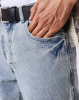 Jean homme effet délavé