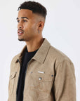 Veste en similicuir effet denim