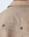 Veste en similicuir effet denim