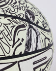 Ballon de basket phosphorescent graphique PXP
