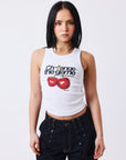 Top imprimé cerises