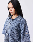 Surchemise denim manches courtes Precious