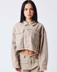 Veste courte Frayed
