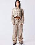 Pantalon en denim Frayed