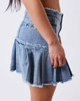 Denim Jupe Frayed