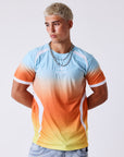 T-shirt manches courtes dégradé