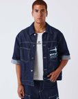 Veste en denim courte Idea