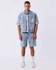Veste en denim courte Idea