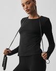Haut manches longues Alosoft Finesse – Noir