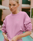 Sweat cropped Accolade – Rose Candy Heart
