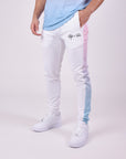 Pantalon à bandes dégradées