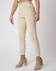 Pantalon slouchy velours côtelé
