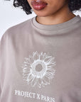 T-shirt oversize floral
