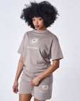 T-shirt oversize floral
