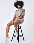 T-shirt oversize floral