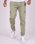 Cargo multi-poches avec serrage élastique