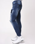 Jean Skinny tacheté