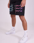 Short grand logo imprimé dégradé