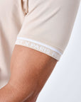 T-shirt logo brodé en relief