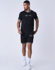 T-shirt logo brodé en relief