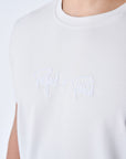 T-shirt a bandes élastiques