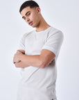 T-shirt a bandes élastiques