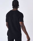 T-shirt uni texturé